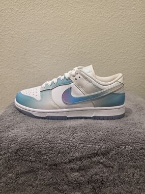 Nike Dunk Low Unlock Your Space Iridescent Blue White Gradient